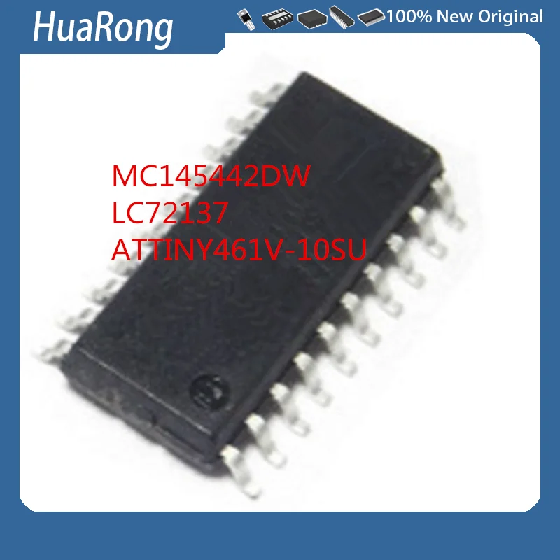 10Pcs/Lot   MC145442DW    LC72137     ATTINY461V-10SU    SOP20    MC33385  MC33385DH   HSOP20