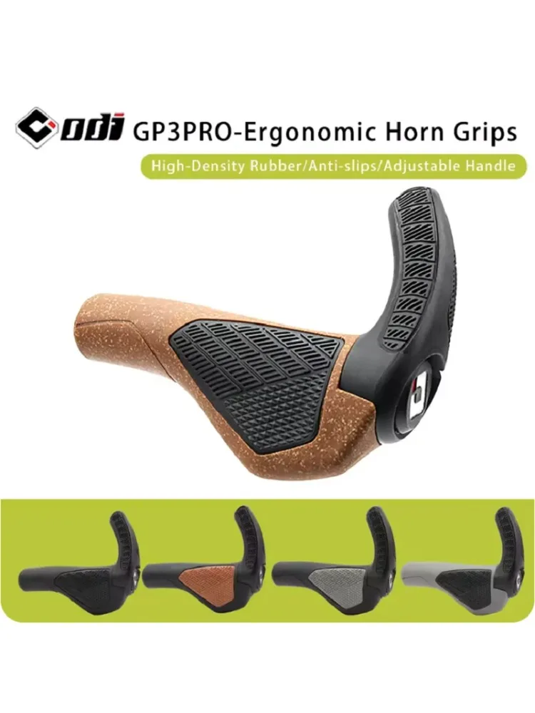 AliExpress ODI GP3-Pro Ergonomic MTB Grips Comfortable Rubber/Oak Mountain Bike Handlebar Cover Large Pad Lock-on Cycling Racing Parts