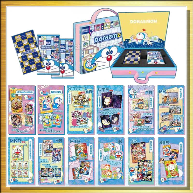 Doraemon Card Anime Cartoon Character Collection Cards Toy Children Birthday Gift Board Games Boys and Girls Halloween Toys