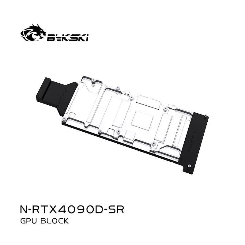 Bykski N-RTX4090D-SR GPU Block Use for NVIDIA RTX4090D Graphics Card PC Water Cooling Copper All Metal Radiator