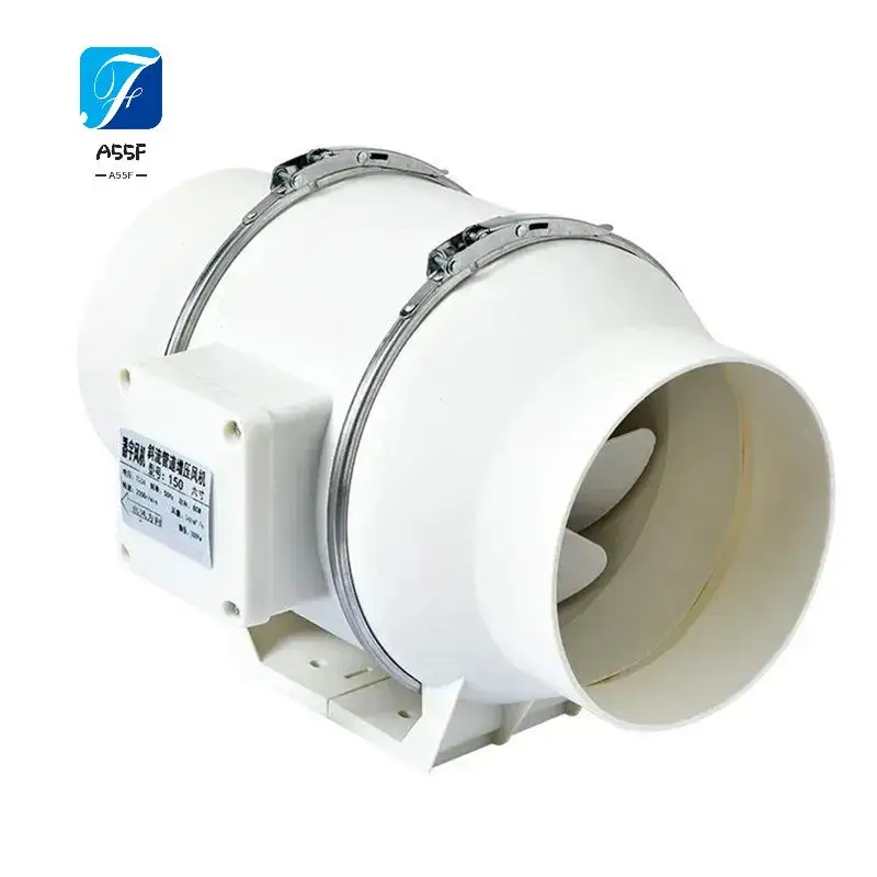 

A55F-канальный круглый 4-дюймовый вытяжной вентилятор, кухонный бытовой вытяжной вентилятор, вытяжные вентиляторы для ванной комнаты
