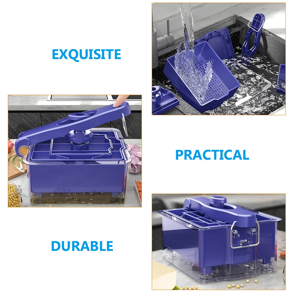 

Making Mold Diy Press Mould Household Kitchen Tool For Homemade Tofu Smooth Bean Curd Presser Practical Tofu Box Mold