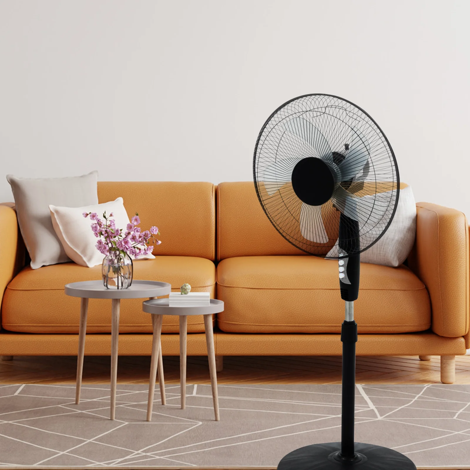 

Replacement Fan Blade As Material Plastic Fan Blades Easy Install for Standing Pedestal Table Floor Fans Accessories
