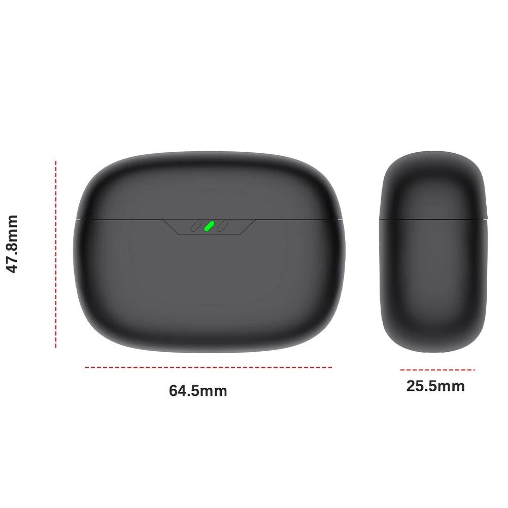 For JBL Vibe Beam Replacement Charger Case LED Indicators Earbuds Charger Box Headsets Replace Charging Case Earbuds Accessory