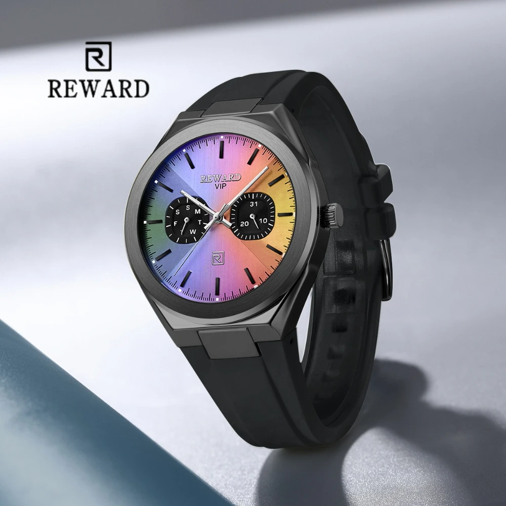 

Reward 932106M Fashion Colorful Sports Quartz Watch Waterproof Calendar Watches for Men Relojes Para Hombres Reloj Hombre Часы