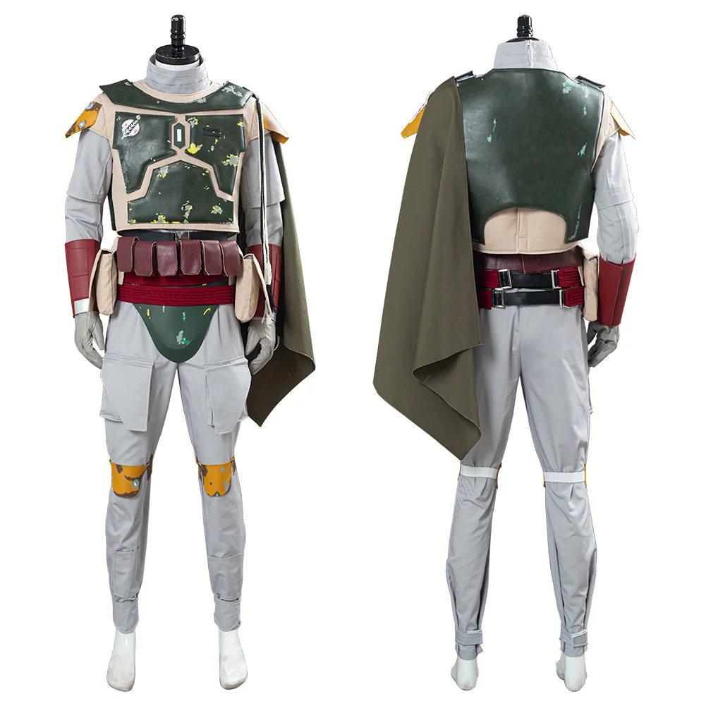 

Adult Men Boba Cosplay Costume Fantasy Battle Armor Movie Space Battle Bounty Hunter Disguise Cosplay Roleplay Fantasia Suit ﻿