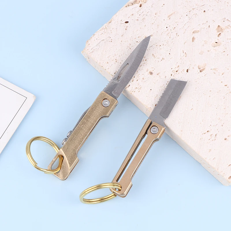 Mini Folding Knife Sharp Outdoor Carry-on Pendant Gift Unpacking Express Portable Tool