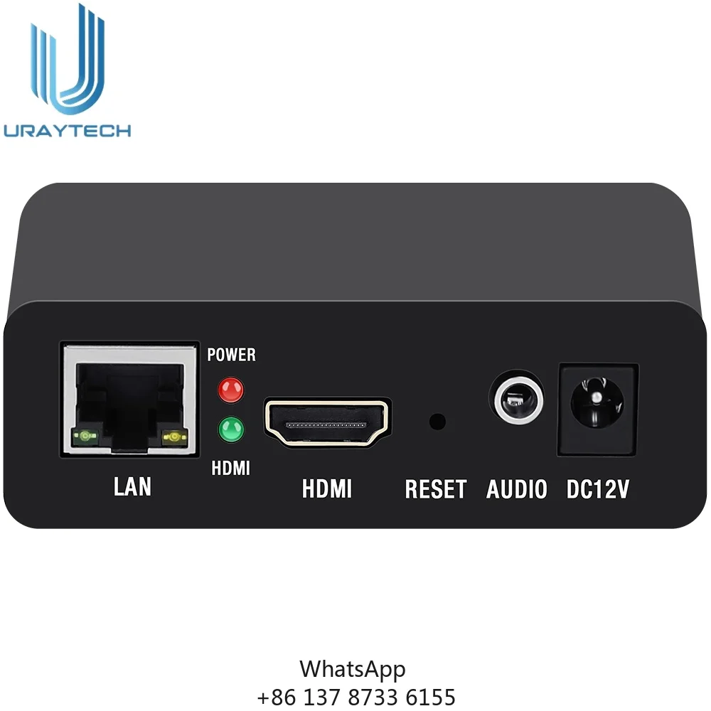 H.265 H.264 USB IP To HDMI Video Streaming Decoder HD IP Camera Decoder For Decoding HTTP RTSP RTMP UDP HLS