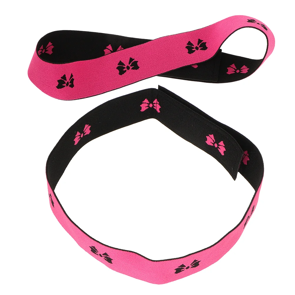

2 Pcs Headgear Adjustable Strap Band for Wigs Edge Headband Elastic Double-sided Fleece Bands