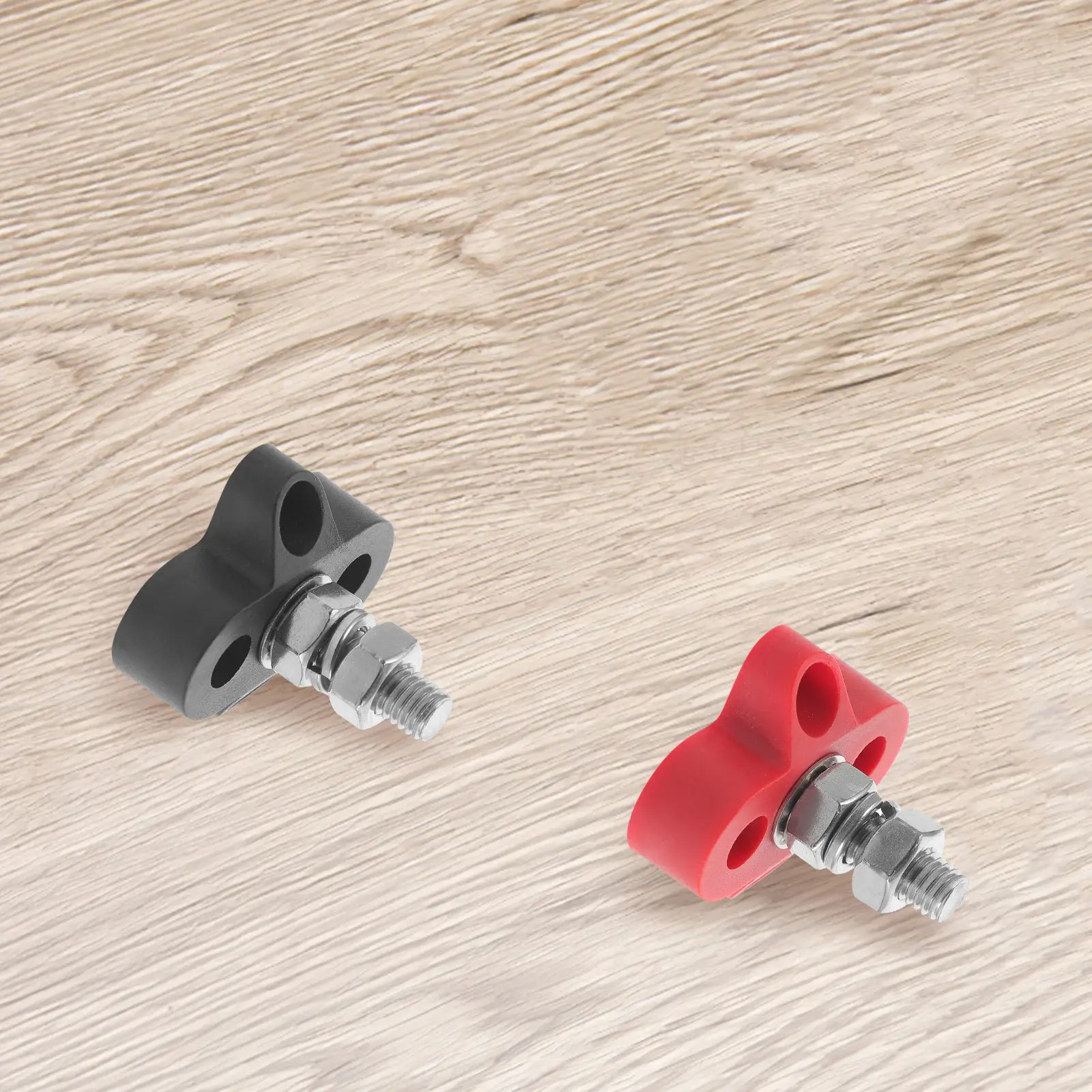 

2 шт. универсальные клеммные колодки из нержавеющей стали с пластиковым корпусом для распределения питания, для авто, морского транспорта, прицепов, автомобильных аксессуаров