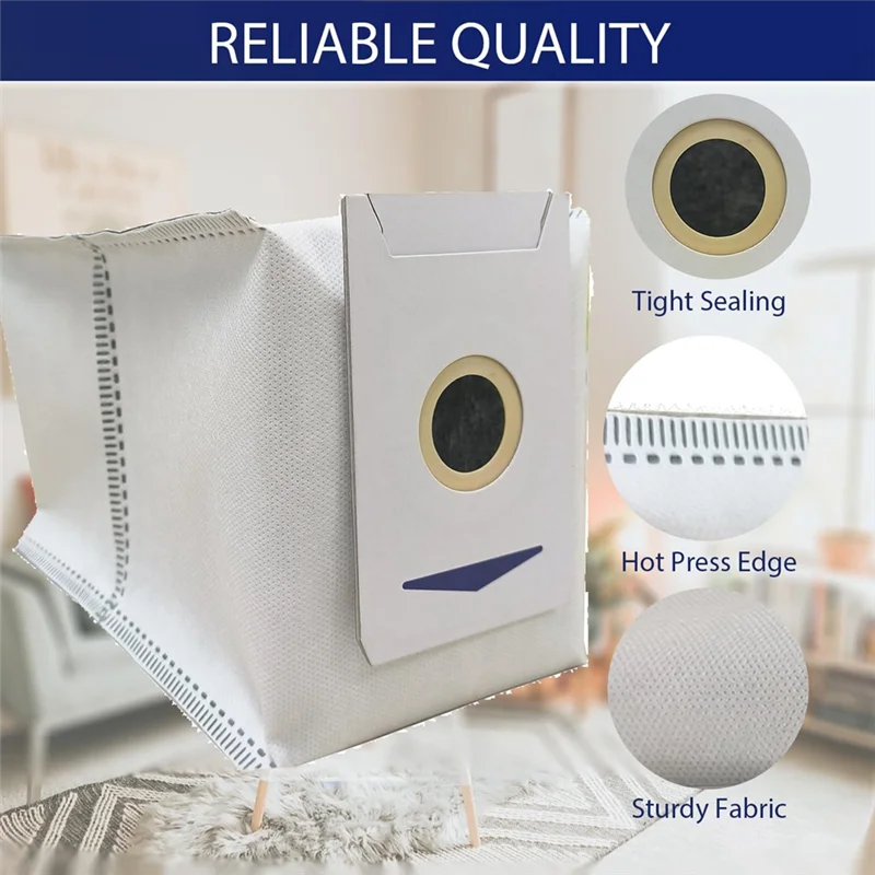 BUON sacchetti per la polvere per Ecovacs DEEBOT T30/T30 PRO/MAX/PLUS/YIKO/T30PRO/T30MAX/T30PLUS/T30YIKO parti di ricambio per aspirapolvere