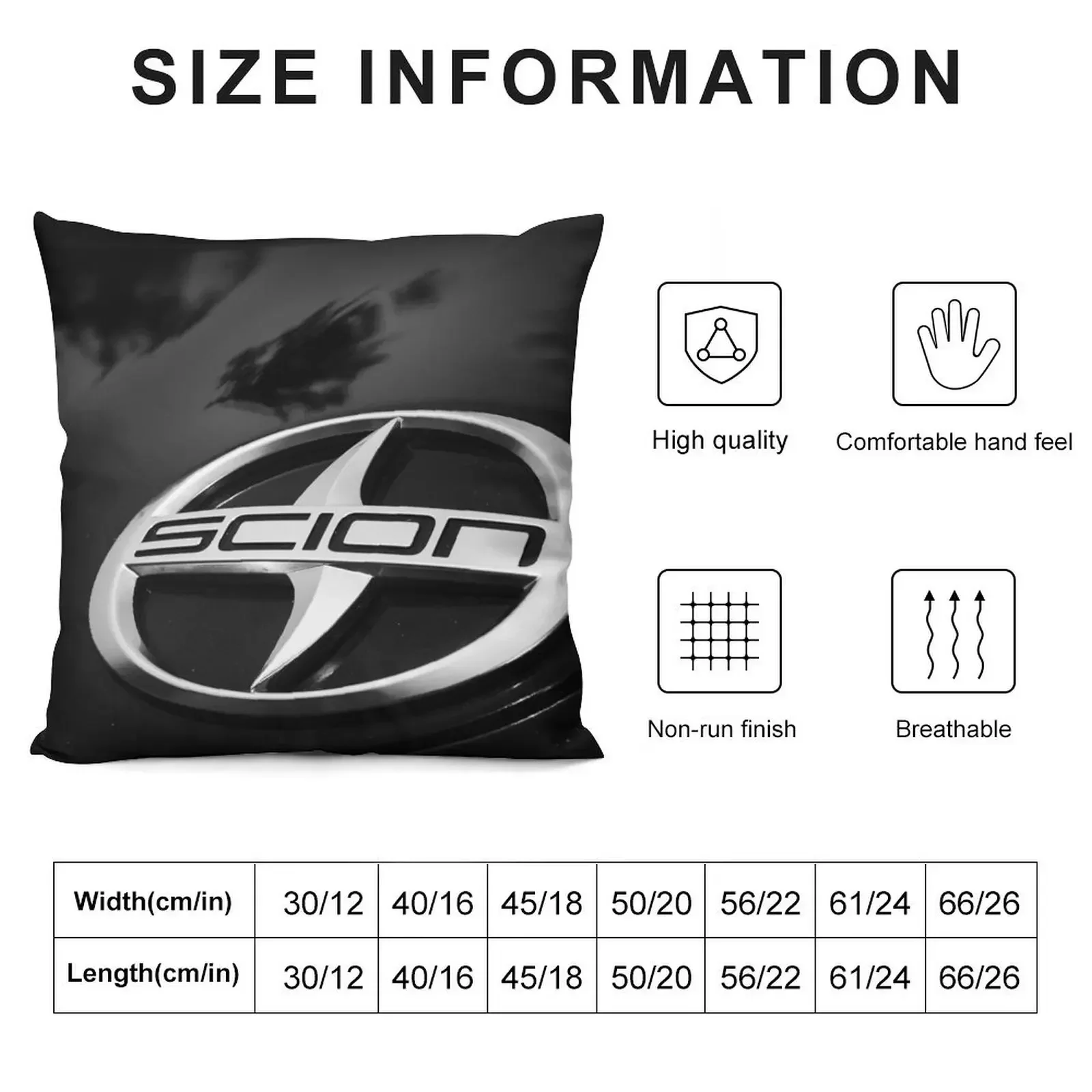 Scion Auto Shoot Throw Pillow Christmas Pillow Covers Christmas Pillowcase Luxury Pillow Cover