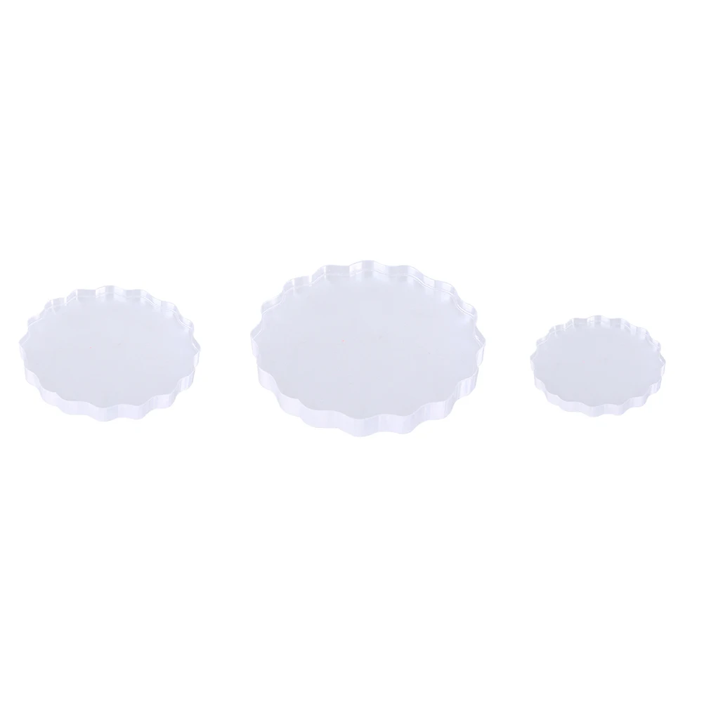 

5 Pcs Clear Acrylic Stamps Blocks for Scrapbooking Craft Projects Stamping Seal Plates Easy Clean Durable Home Shop Store