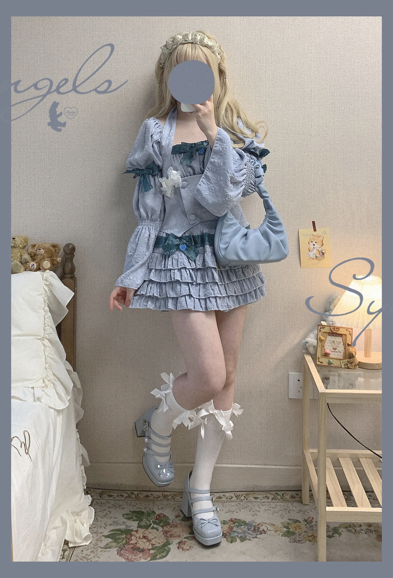 Gaono Lolita Cake Mini Rokken Vrouwen Japanse A-lijn Hoge Taille Plooirok Girly Kawaii Liefde Y2k Gelaagde Rokken Fee Outfit