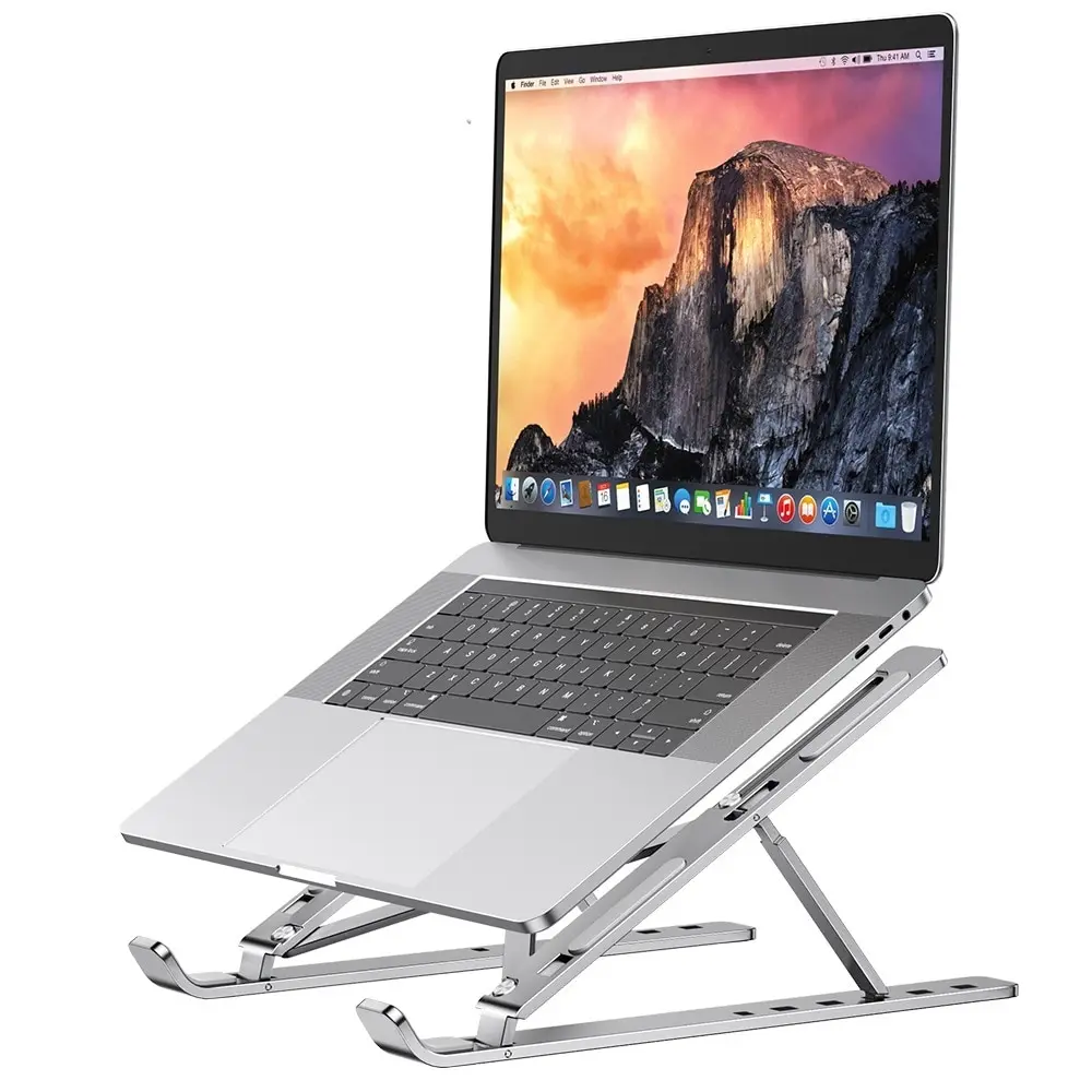 Przenośna podstawka do laptopa Aluminiowa podpórka do notebooka Uchwyt do komputera Macbook Air Pro Akcesoria Składana podstawa do laptopa do