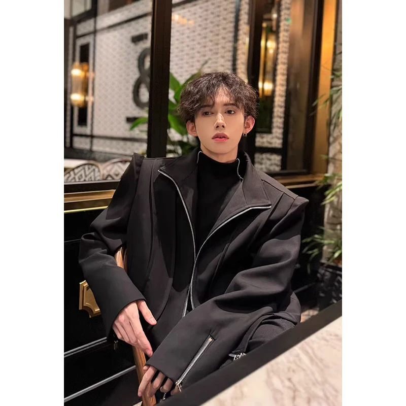 

Мужская утепленная куртка Cleanfit с подкладкой на плечах, уличный стиль, весенний дизайн, модная молодежная модель, стандартный крой, на молнии