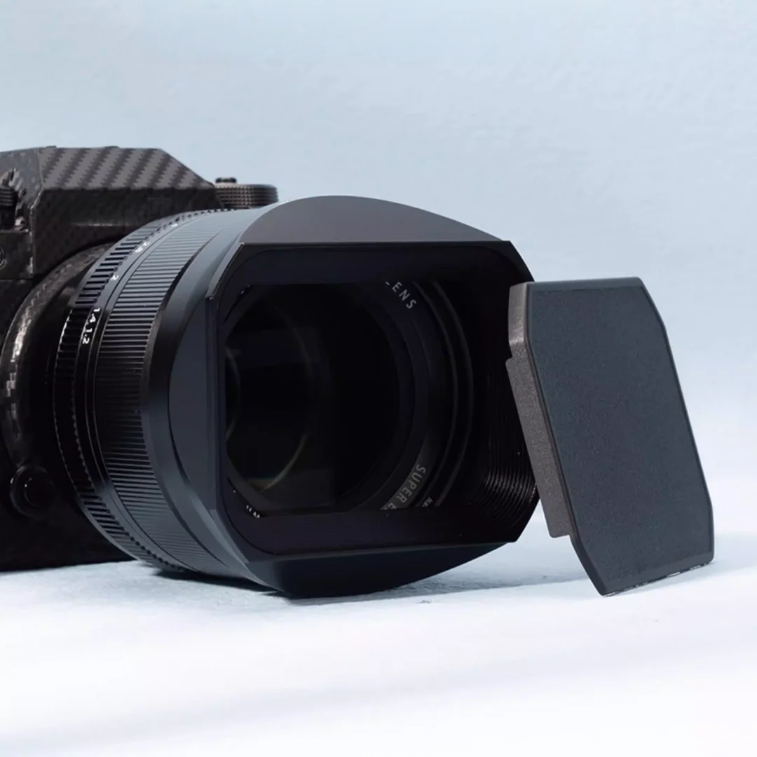 Lens Hood Shading Cover Light Shield with Cap Reduce Flare for Fujifilm Fuji XT5 XT4 XS10 XT30II Camera XF 56mm F1.2 R WR Lens