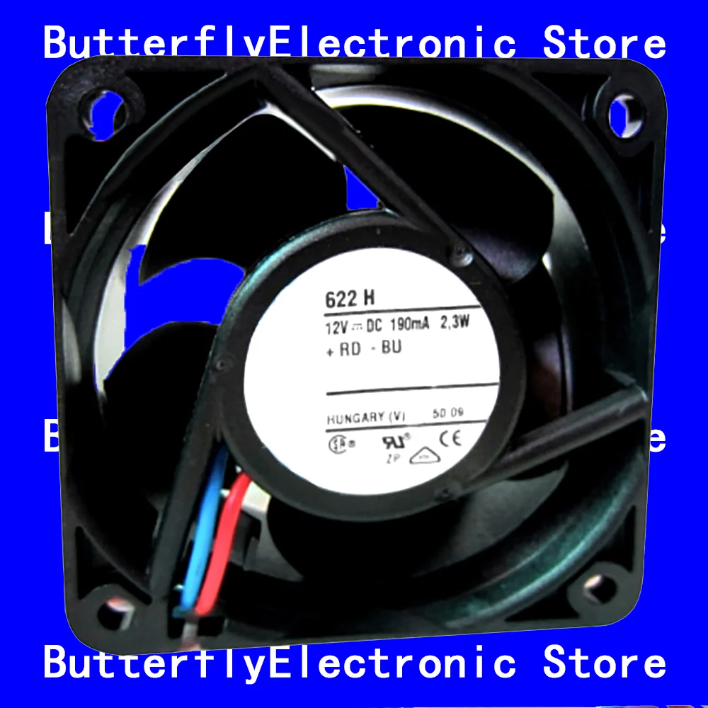 NEW ORIGINAL 622H 622 H 12VDC 2.3W COOLING FAN 6025 6CM 60*60*25MM