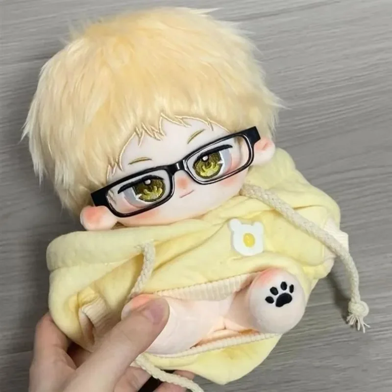 

20 см Haikyuu! Хлопковые куклы Kei Tsukishima, домашние украшения для спальни и общежития, милые аниме товары, детские праздничные подарочные игрушки