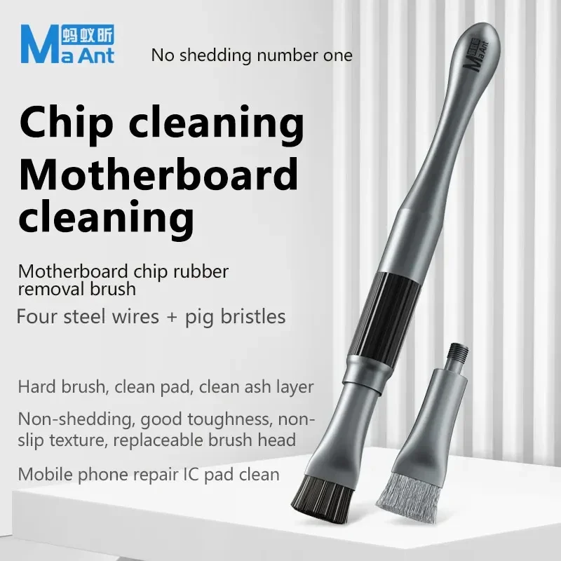 MaAnt Motherboard Chip Glue Removal Cleaning Brush for Mobile Phone Tablet Repair Glue Removal Welding Cleaning Brush Tool