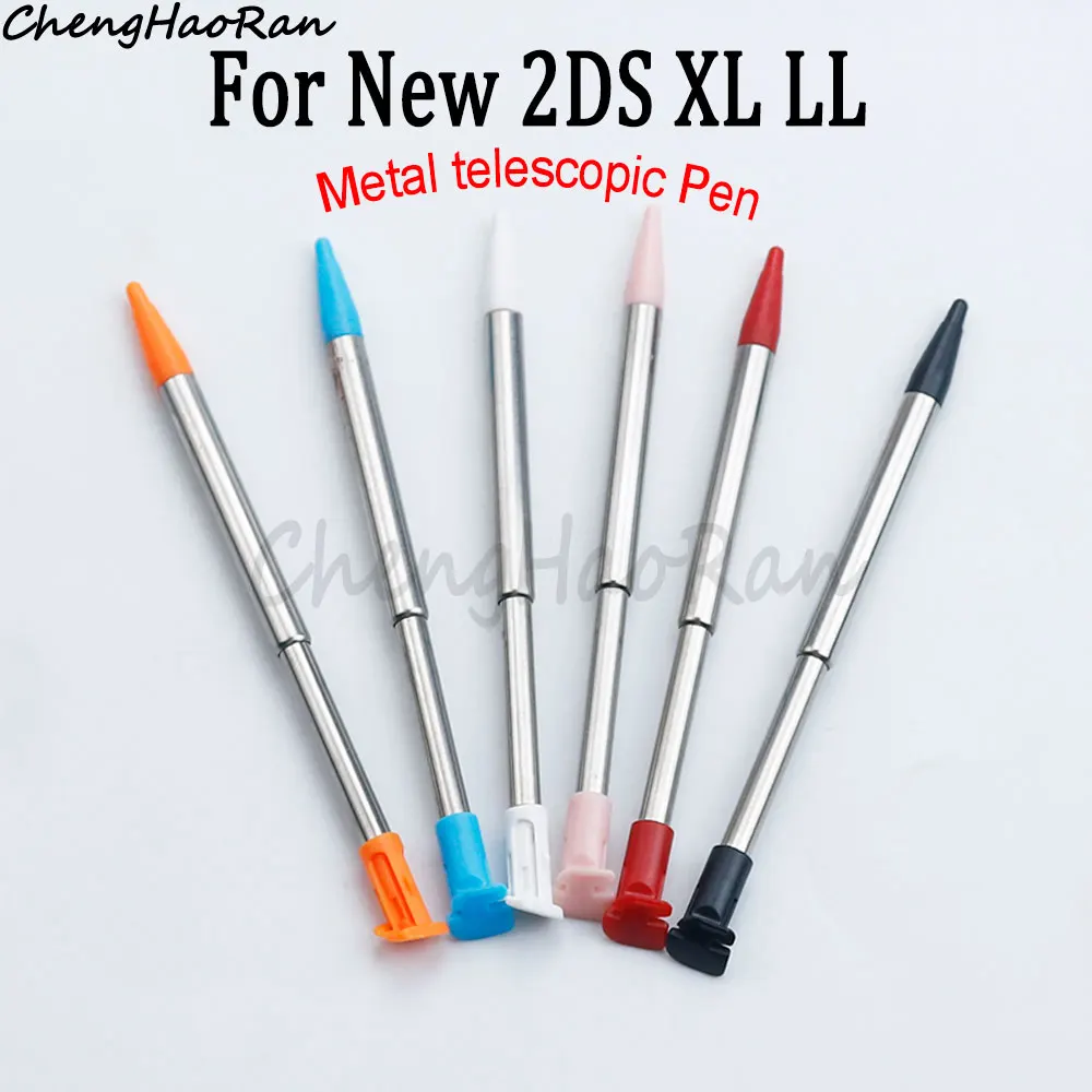 5 Pcs For New 2DS XL LL Metal Pen Telescopic Pen Game Console Touch Resistance Pen Touch Screen Pen Handwriting Pen Accessories