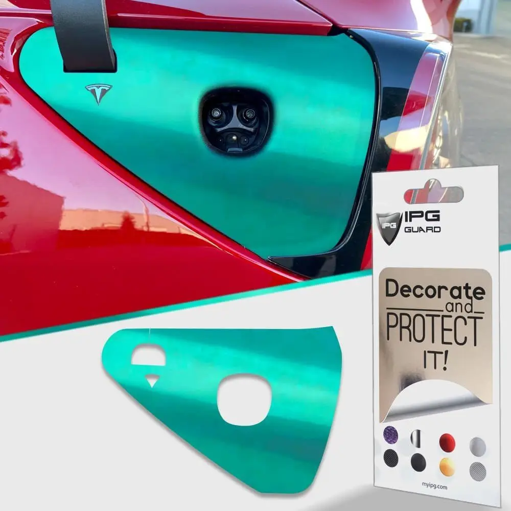 

or el 3 - el Y Charge Port 2021-23 Wrap Decals Stickers - Emblem Do it Yoursel Stickers Set Personalize Your el 3-Y (Turquoise)