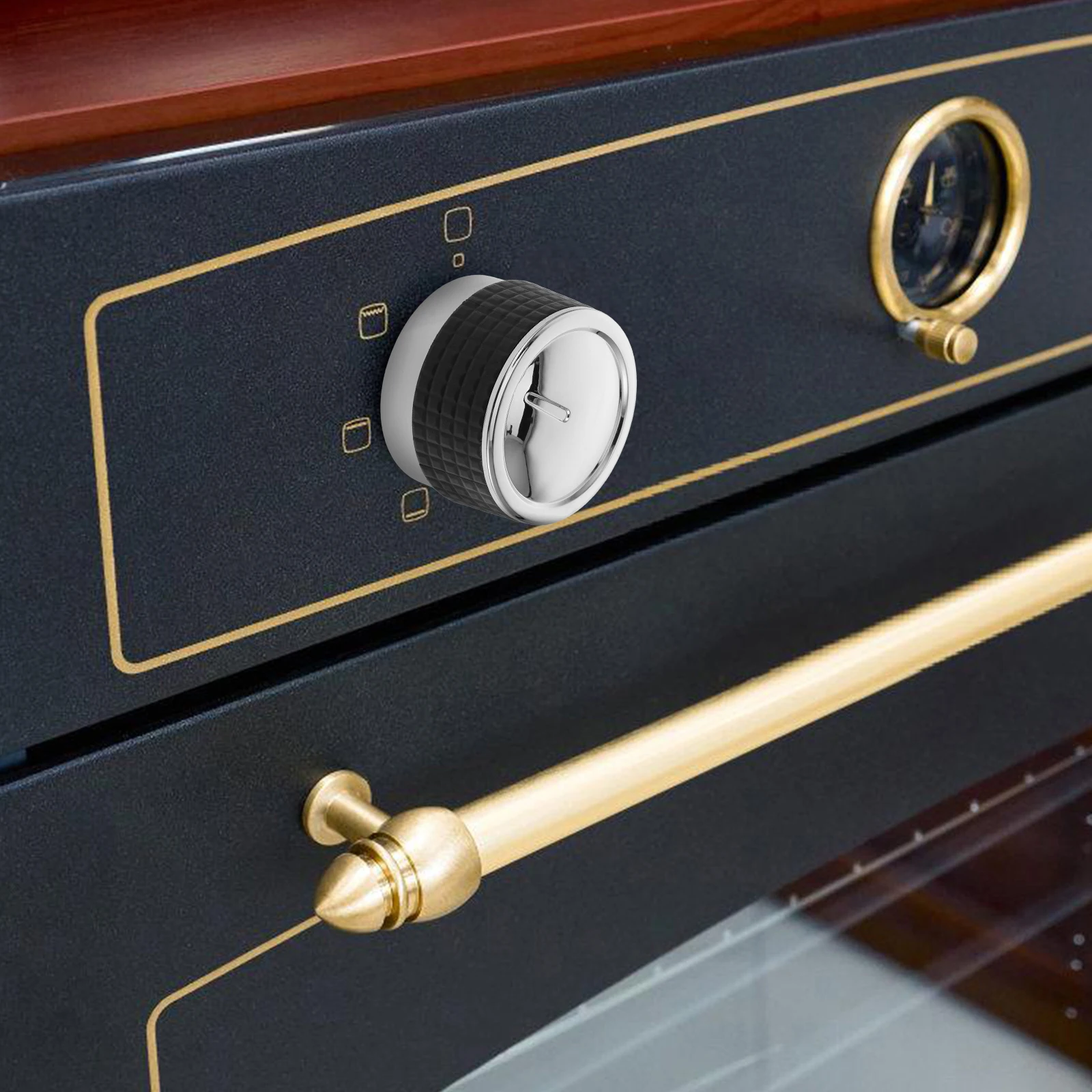 

56mm Diameter Gas Grill Knobs Elegant Design Nonslip Grip Rotating Switch for Various Grills Gas Grill Switch Knobs