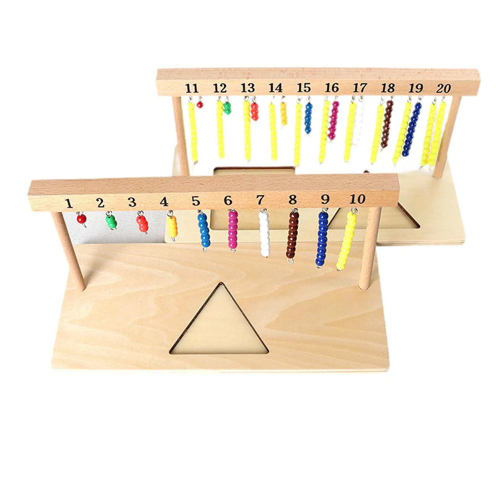 Montessori Checker Board Kralen Kids Ontwikkeling Speelgoed Nummer Tellen 1-20 Cognitie Cognitie Speelgoed Voorschoolse Leren Speelgoed Voor Kinderen