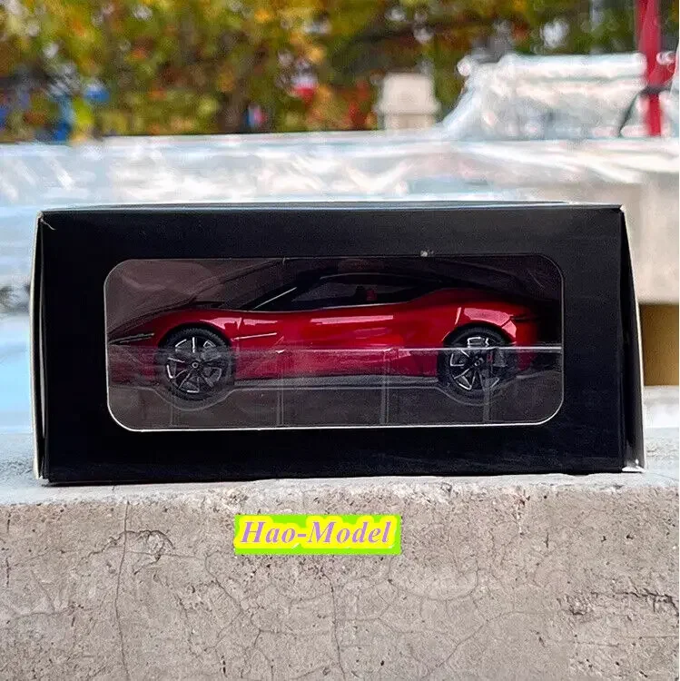 1/43 For BYD E-SEED HanGT Concept car Diecast Metal Model Car Toys Boys Birthday Gifts Hobby Display Collection Ornaments Red