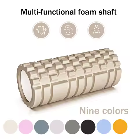 33*14cm Yoga Column Foam Axis Massage roller Muscle Back Muscle MassageThe grid Back training set shipping
