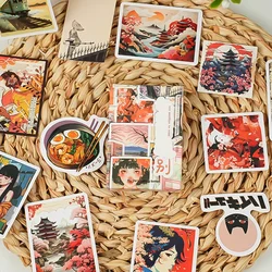 Mr Paper Sticker Stationery Japanese Anime Retro Elements Art Supplies Aesthetic Japanese Stationery Scrapbooking Stickers