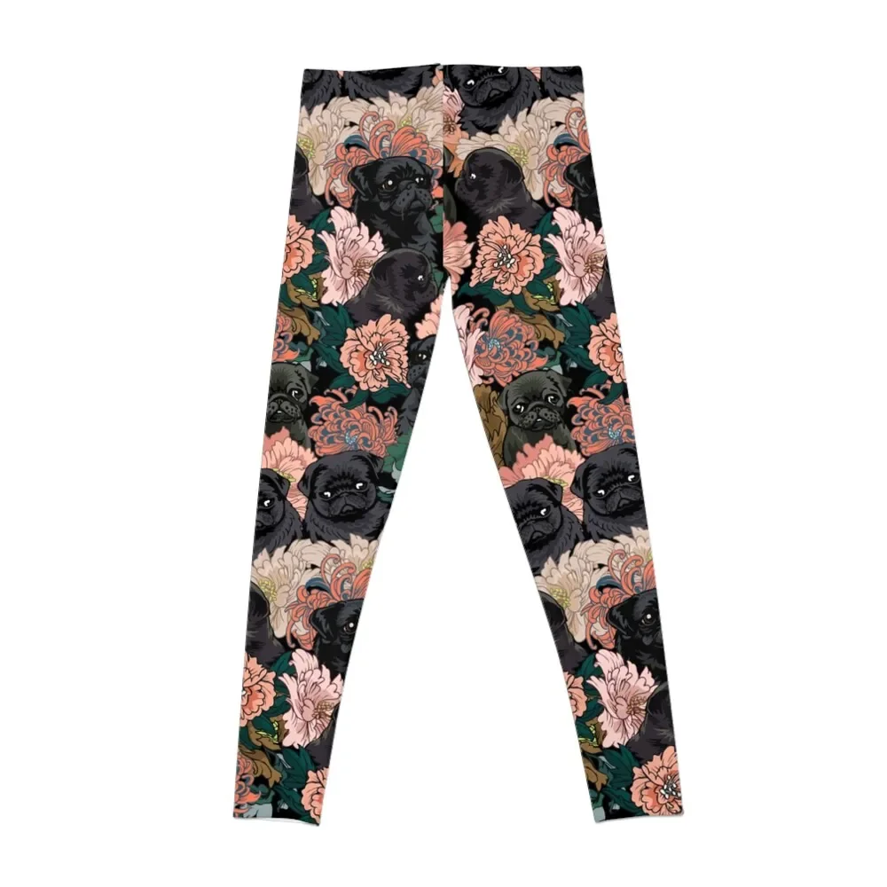 Omdat Zwarte Pug Leggings Golfkleding Voor Fysieke Sportieve Vrouwen Gym Womens Leggings