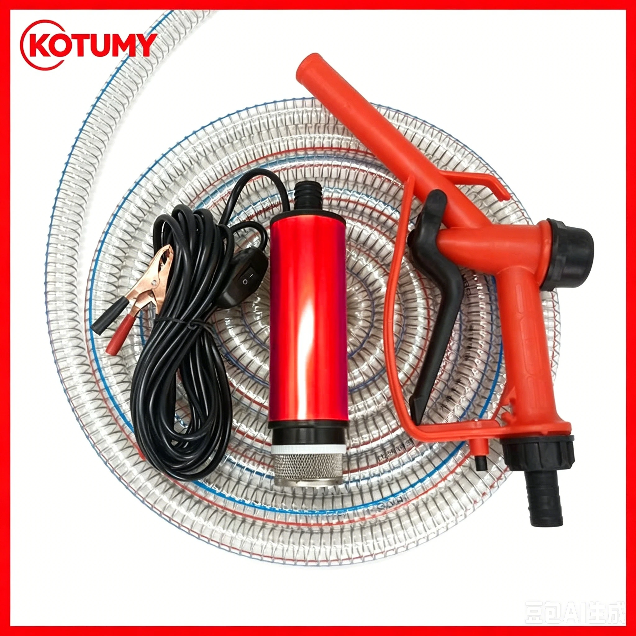 12V Submersible Electric Oil Pump Portable Self Priming Barrel Diesel Pump High Power Oil Water Suction Machine