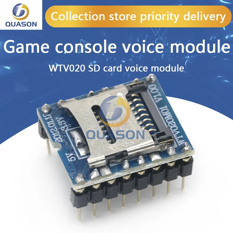 WTV020 WTV020-SD WTV020SD-20SS Mini SD Card MP3 Sound Module voice module For PIC Arduino 2560  R3 WTV020-SD-16P