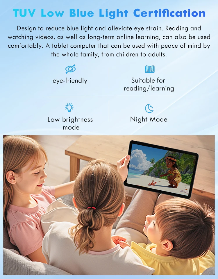 Global Version Philips T7305 AI Tablet 10.1' 12GB(+8GB Virtual RAM) 128GB 4G LTE Unisoc T606 5000mAh L1 Wifi Android 16 Tablets