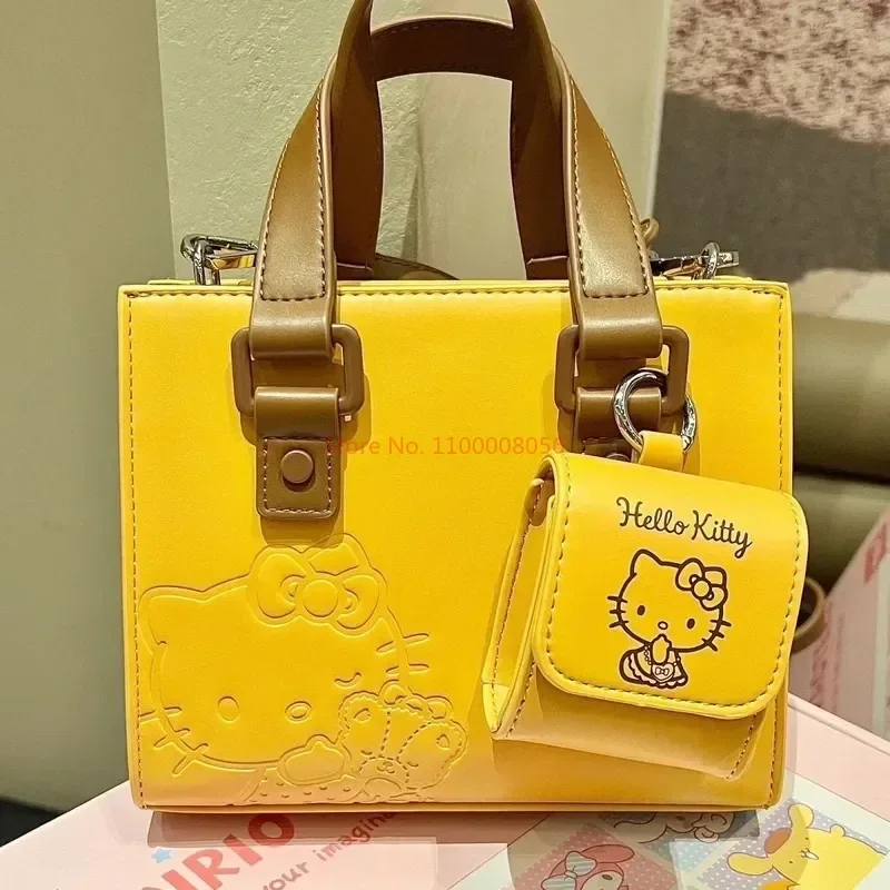 2024 nowa Sanrio Hello Kitty Anime torba na ramię Kawaii torebka urocza kreskówka Crossbody Premium tekstury prezent urodzinowy dla niej zabawki