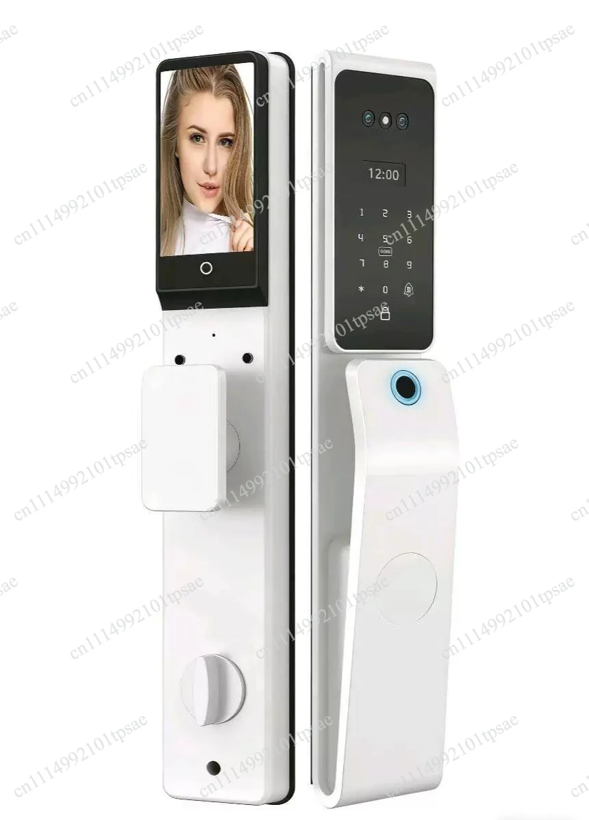 Wireless waterproof and antifreeze intelligent appearance facial recognition digital lock remote visibility