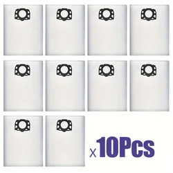10pc Original Karcher Dust Filter Bags for WD4/WD5/WD6 & MV4/MV5/MV6 Vacuum Cleaners - Model 2.863-006.0 Dust Protection Replace