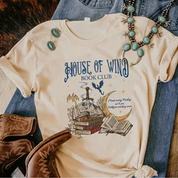 Acotar Top Women Comic Graphic Anime T-shirts Female Comic Y2k Clothes Aesthetic Clothes  Shirts for Women
