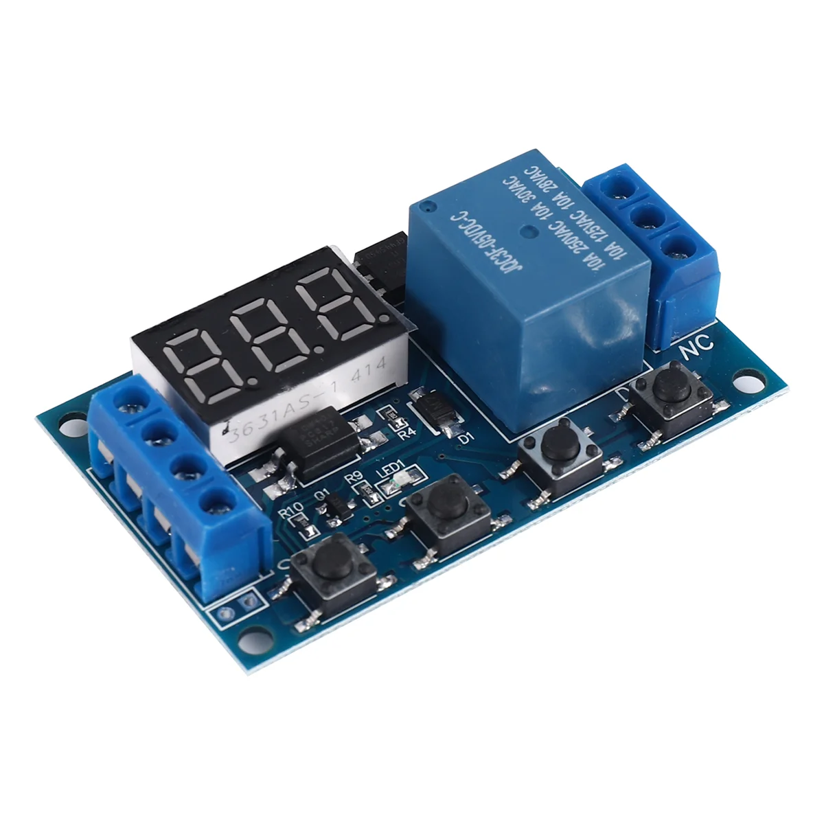 HW-521 Digital Time Delay 1 Way Relay Trigger Cycle Timer Delay Switch Circuit Board Timing Control Module -X64A