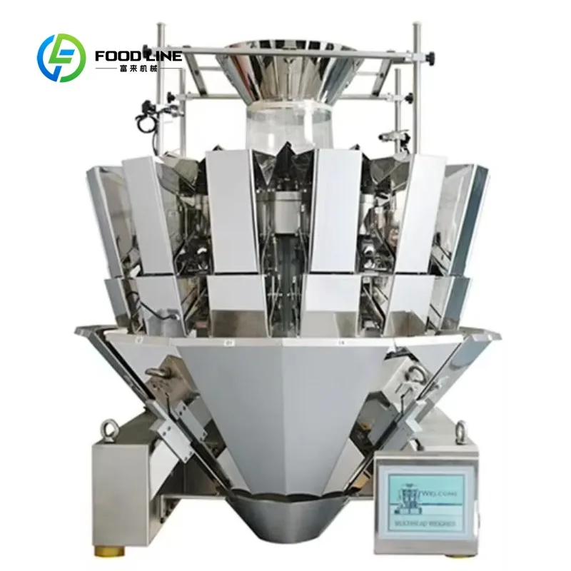 Custom Automatic High‑Speed Stainless Steel Multi‑Head PLC‑Controlled High‑Precision Granule & Powder Weigher for Packaging