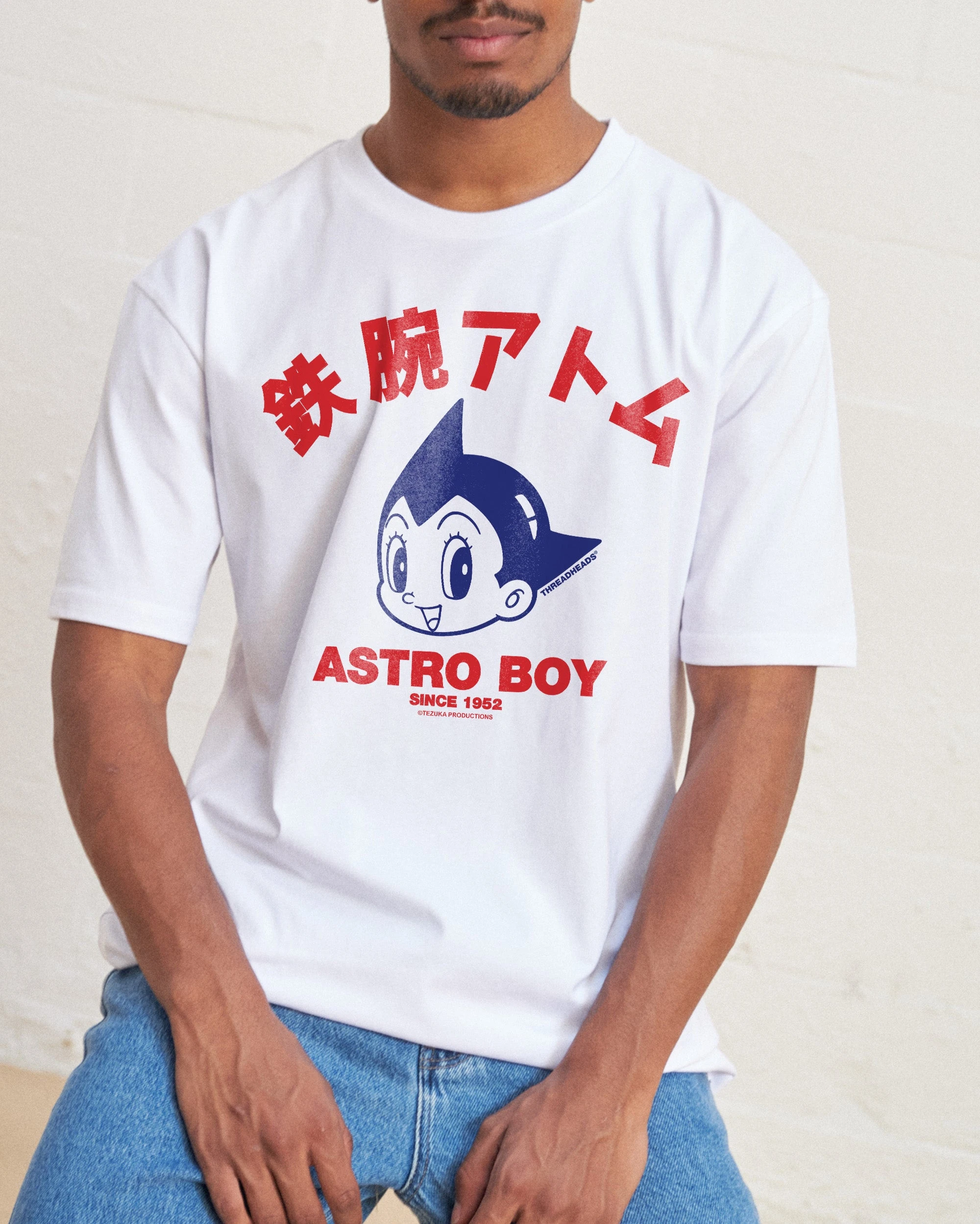 2026 Astro Boy Face T-Shirt Graphic Cotton Tee Printing High-end Luxury Unisex Style Both of Men and Women