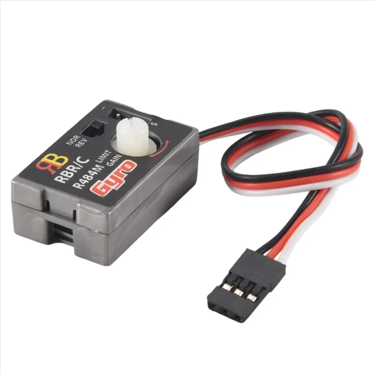 ABYB Mini Gyro Gyroscope for WPL D12 1/10 RC Car Drift Racing Car Steering Output Integrated Compact Light-Weight Design
