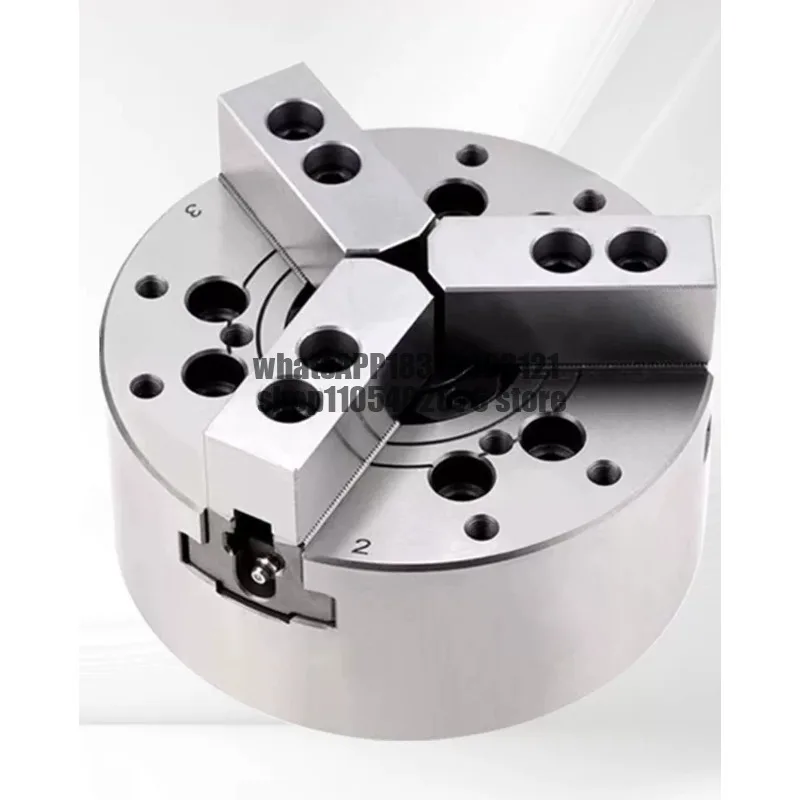 Two-jaw/three-jaw four-jaw hollow hydraulic chuck, hollow hydraulic chuck All-steel chuck