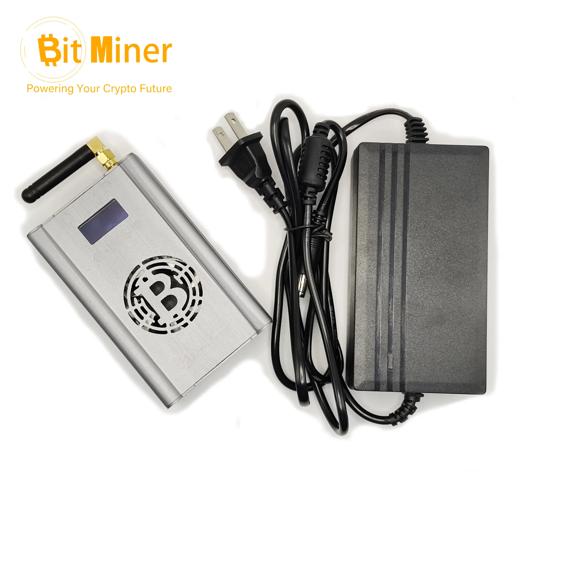 Lucky Miner Household Bitcoin Silent Solo Mining Machine, Hashrated Baseado em Bitmain BTC, LV05 320GH S, BM1397