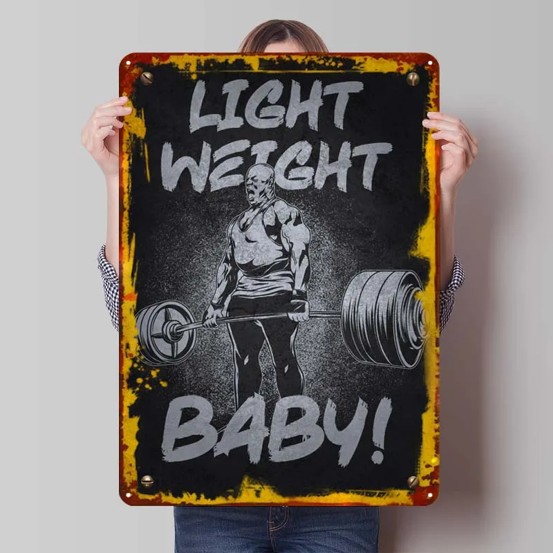 Light Weight Baby Ronni Motivational Metal Poster New Decor Custom Metal Tin Signs for Wall Art Decoration Vintage Room Decor