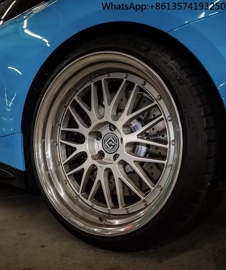 

For Hub 2 Piece Forged Wheels Bronze Gray 18 19 20 21 Inch Car Wheels 5X112 5X120 5X130 Forged Wheels Home Delivery