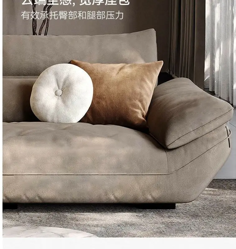 Moderno e semplice soggiorno in tessuto piccolo appartamento divano nuvola in linea Stile italiano minimalista leggero e di lusso