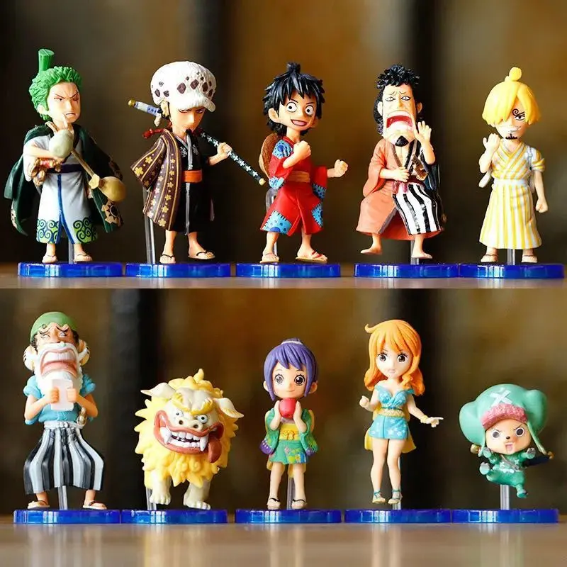 One Piece WCF Blind Box Wano Country Kimono One Piece Q Version