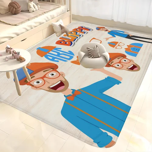 ABC B-Blippiing 뮤지컬 문짝 매트, 어린이 방 침실 장식, 발코니 미끄럼 방지 도어 매트, 거실 도어 매트, 영역 러그